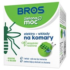 Elektrofumigator na komary + 10 wkładów Zielona Moc Bros1