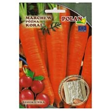 Marchew Koral + rzodkiewka Rowa nasiona otoczkowane 360 sztuk Polan