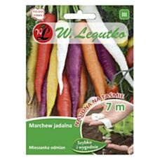 Marchew - mieszanka kolorowych odmian - taśma 7m Legutko