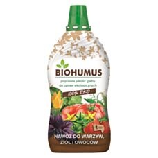 Biohumus nawóz do warzyw ziół i owoców 1L Agrecol Natura