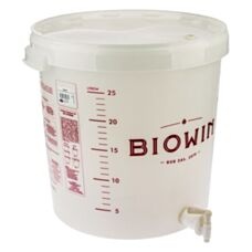 Pojemnik fermentacyjny z pokrywką i kranem 30 L Biowin 340434
