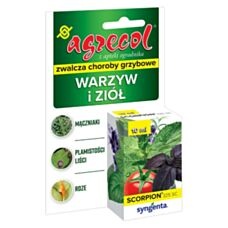 Scorpion 325 SC zwalcza choroby grzybowe warzyw i ziół 10 ml Agrecol 