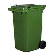 Kosz na odpady 240L na kółkach zielony Ewro-eko