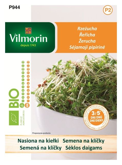 BIO Kiełki Rzodkiewka China Rose 10g Vilmorin
