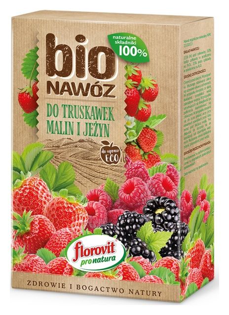 Bionaw&oacute;z do truskawek malin i jeżyn Florovit Pro Natura