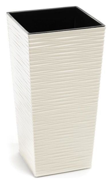 Doniczka Finezja Dłuto 300x300x570mm kremowa Lamela