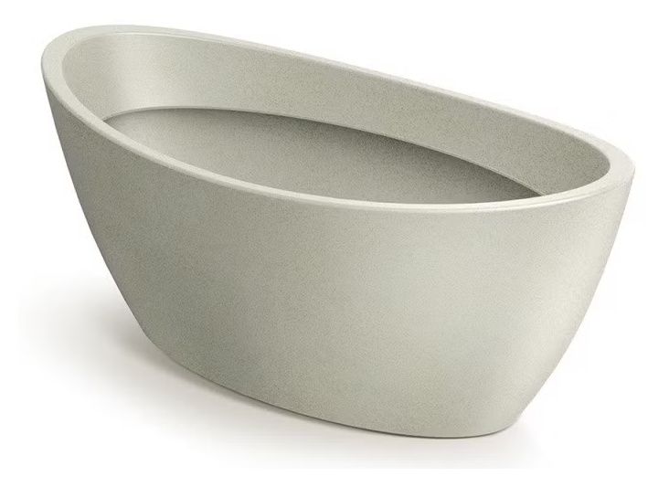 Doniczka ARIA OVAL TAO40 piaskowy Ethick