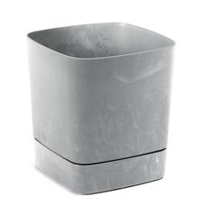 Doniczka Clima Recycled Efekt Betonu + podstawka Lamela1
