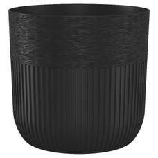 Doniczka Luca Petit głęboka czerń Form-Plastic2