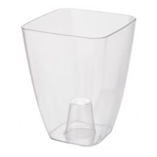 Doniczka Storczyk kwadratowa transparentna Form-Plastic