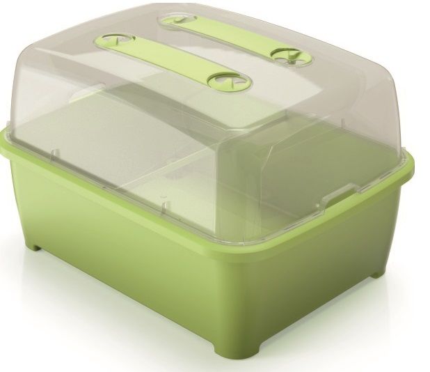 Szklarnia Respana Planter Low Set 770x580x486mm limonka Proserplast DREP770WL 