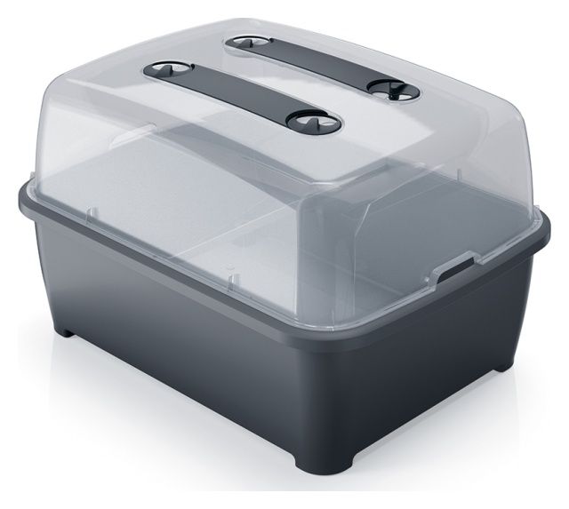 Szklarnia Respana Planter Low Set 770x580x486mm antracyt Proserplast DREP770WL 