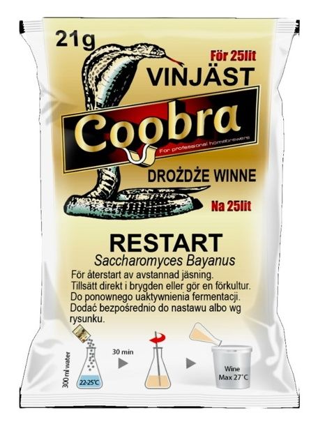 Drożdże Coobra Restart Bayanus 21g