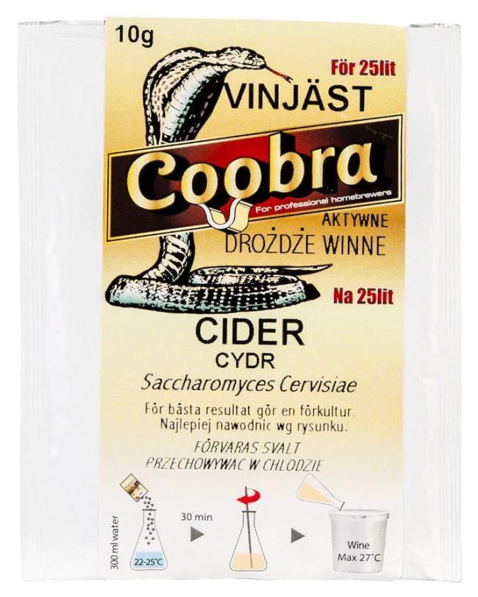 Drożdże do Cydru Coobra 10g Ares