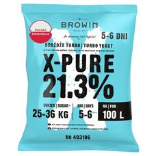 Drożdże gorzelnicze Turbo X-Pure 360g Browin