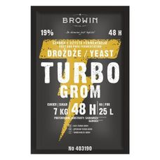 Drożdże gorzelnicze TURBO GROM 48h 150g Browin