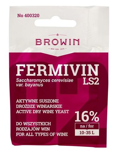 Drożdże winiarskie suszone Fermivin LS2 7g Biowin
