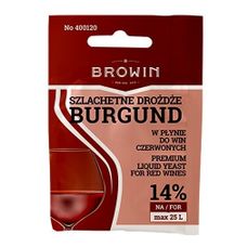 Drożdże do win czerwonych Burgund 20 ml Browin