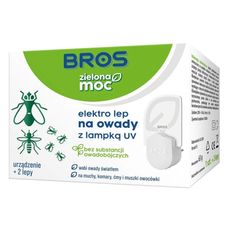 Elektro lep na owady z lampką UV + 2 lepy Zielona Moc Bros
