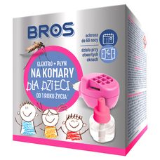 Elektrofumigator + płyn na komary dla dzieci Bros1
