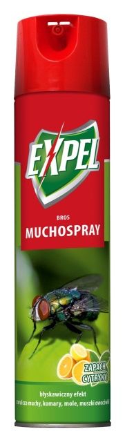 Muchospray o zapachu cytryny 400 ml Expel 