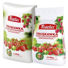 Przeznaczony do nawożenia truskawek, a także malin i innych owoców miękkich