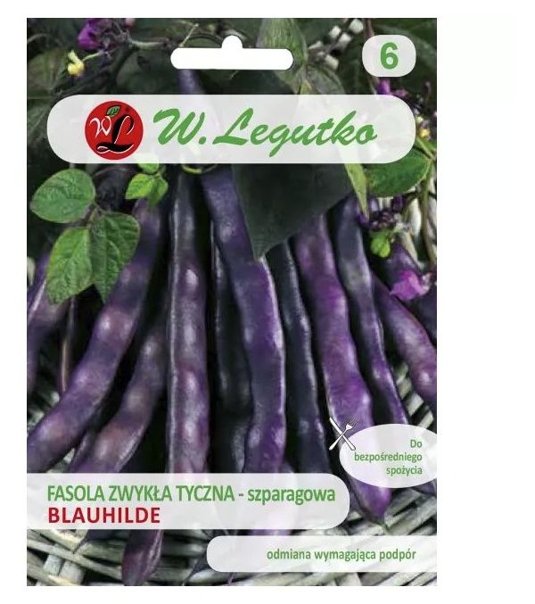 Fasola szparagowa Blauhilde 10g Legutko