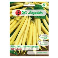 Fasola szparagowa żółtostrąkowa Złota Saxa 40g Legutko