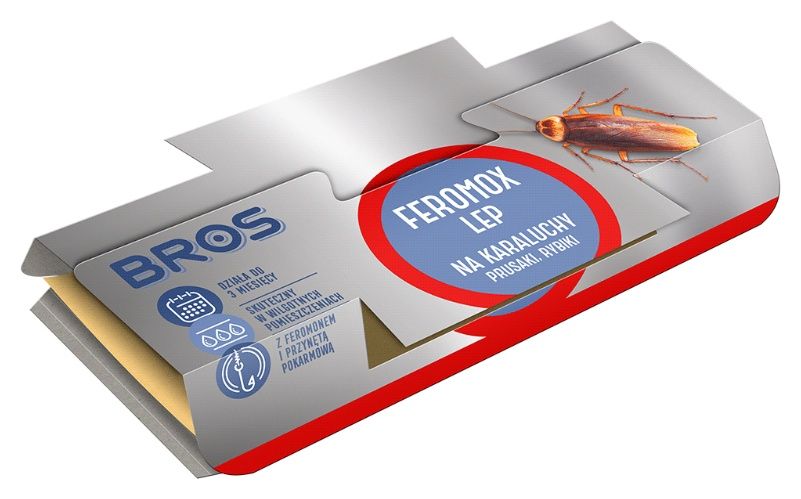 Feromox lep na karaluchy, prusaki, rybiki Bros1