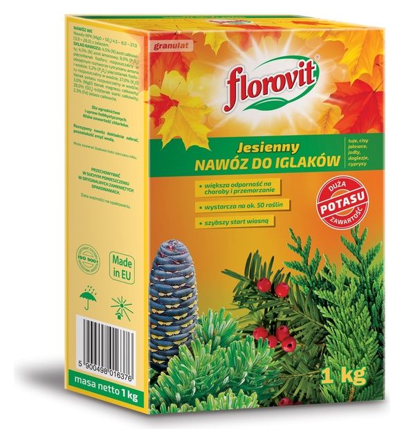 Florovit nawóz jesienny do roślin iglastych Inco