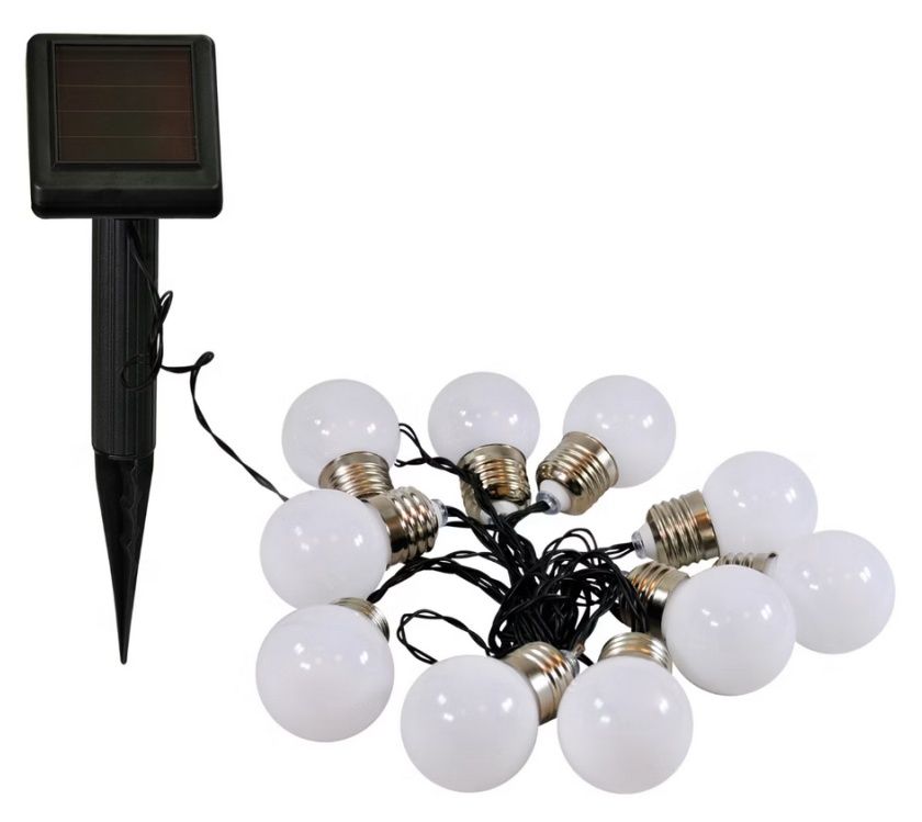 Girlanda solarna białe 10LED KULKI 309280 Polux11