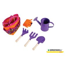 Zestaw narzędzi dziecięcych 6 elementów Greenmill GR0139