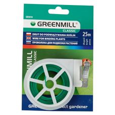 Drut ogrodniczy plaski z obcinaczem 25mb GR5010 Greenmill