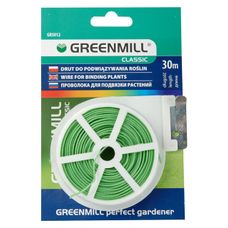 Drut ogrodniczy płaski z obcinaczem 30mb GR5012 Greenmill