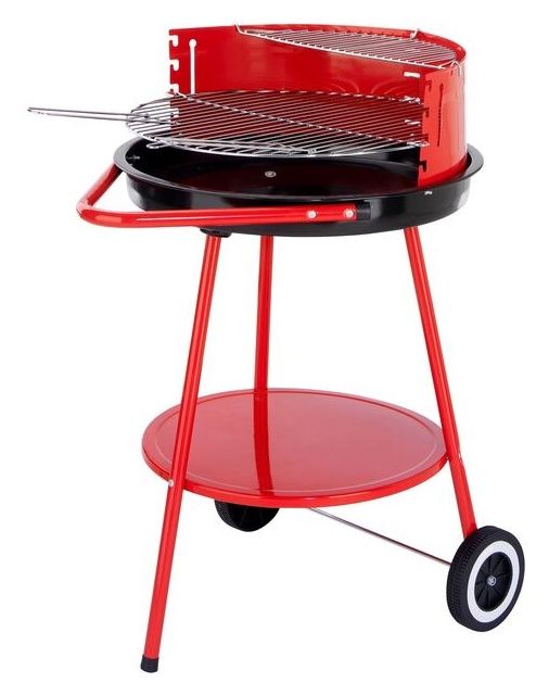 Grill okrągły ruchomy z półką LOS RIEGOS fi 53 cm Activa Mastercook