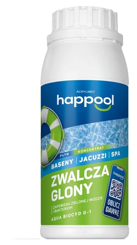 Aqua Biocyd G-1 – preparat przeciw glonom do dużych basenów (0,5 l / 1 l)