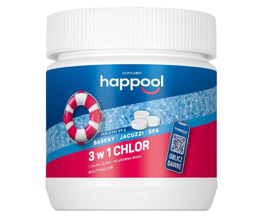 Tabletki Multichlor 20g - 0,4 kg Acrylmed