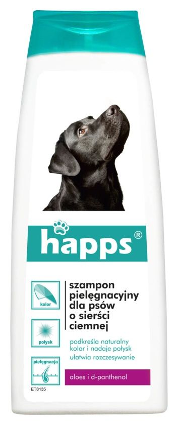 Szampon pielęgnacyjny - sierść ciemna 200ml HAPPS