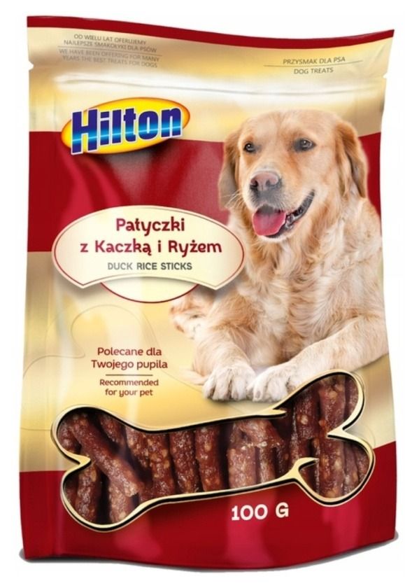 Przysmak dla psa kaczka + ryż 100g Hilton