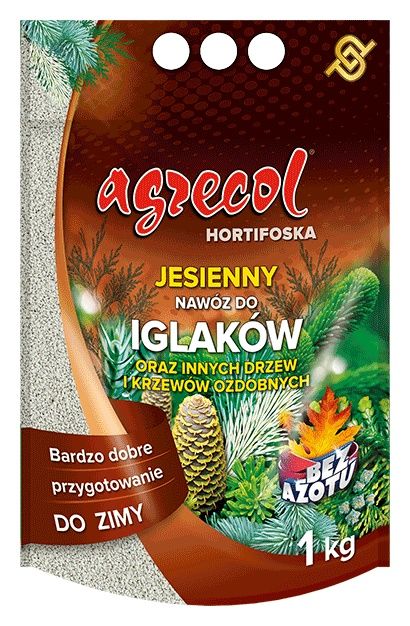 Hortifoska nawóz jesienny do iglaków oraz drzew i krzewów ozdobnych Agrecol 1 kg