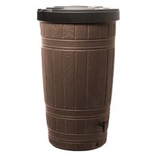 Zbiornik na deszczówkę Woodcan 265 L brązowy Prosperplast IDW0265