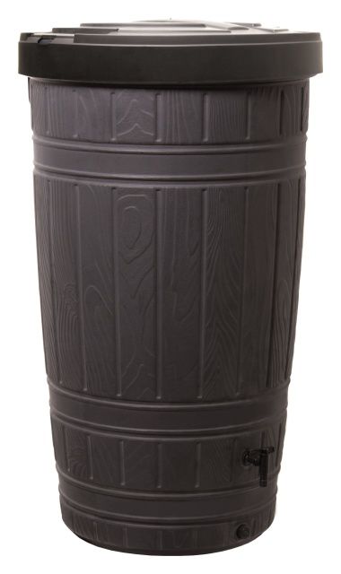 Zbiornik na deszczówkę Woodcan 265 L czarny Prosperplast IDW0265