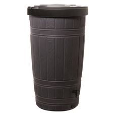 Zbiornik na deszczówkę Woodcan 265 L czarny Prosperplast IDW0265