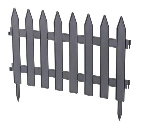 Płotek ogrodowy 3,2m antracyt Form-Plastic