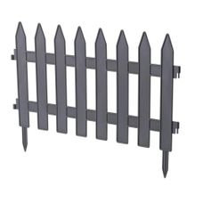 Płotek ogrodowy 3,2m antracyt Form-Plastic