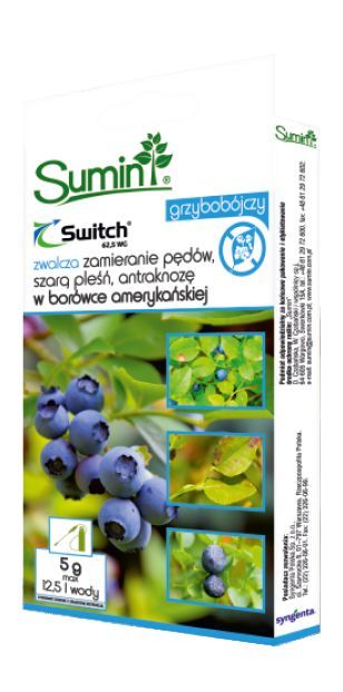 Switch 62,5 WG na choroby grzybowe bor&oacute;wek 5g Sumin