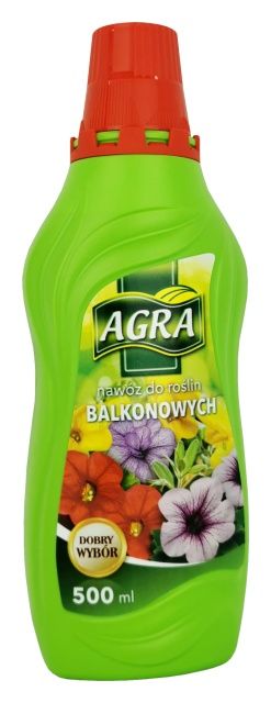 Nawóz płynny do roślin balkonowych 0,5L Agra