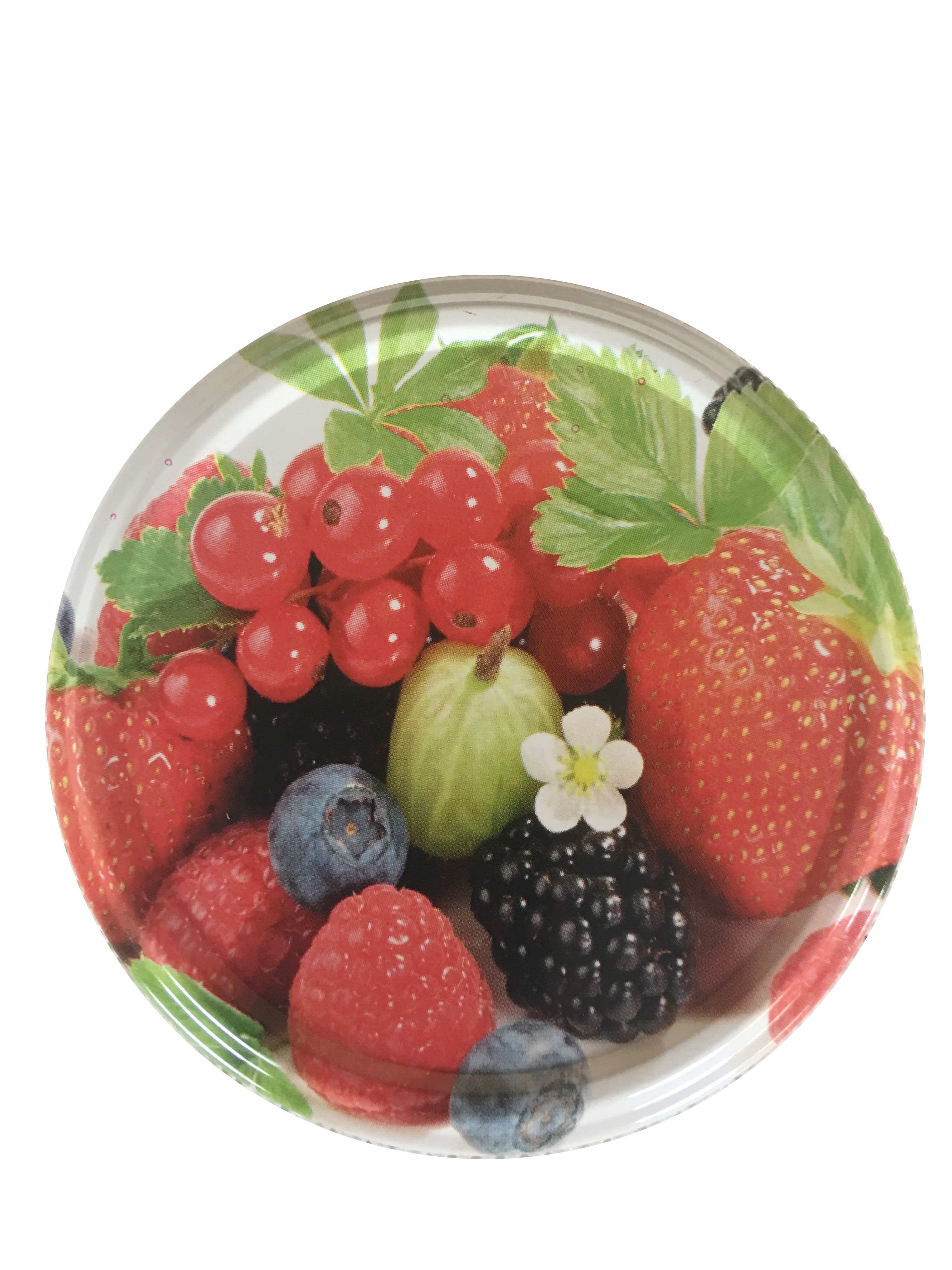 Nakrętka Truskawka MIX fi 82 6-zaczepowa 750 sztuk Helmet