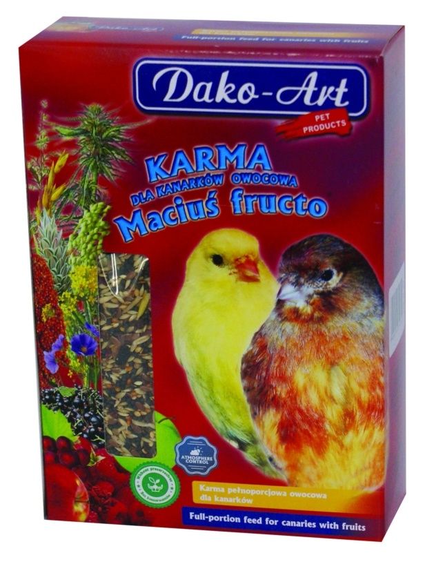 karma owocowa dla kanarków