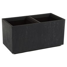 Kwietnik Karo Eco Recycled Efekt Betonu podwójny 800x400x394mm Lamela